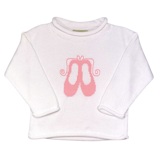 Luigi Ballet Slippers Roll Neck Sweater