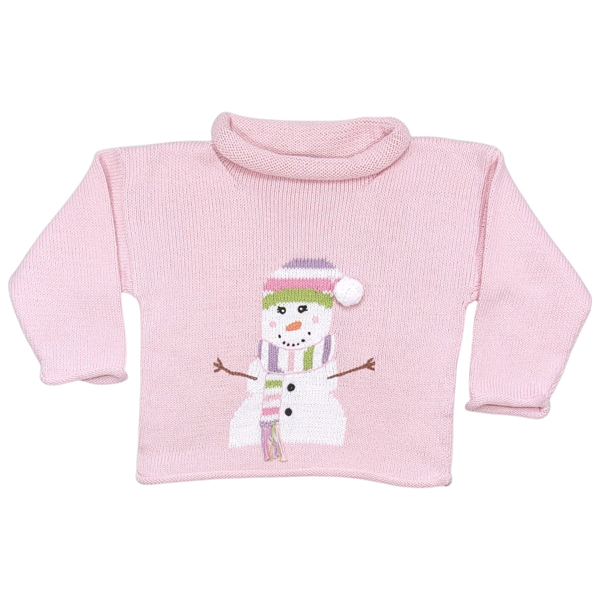 Luigi Snow Girl Roll Neck Sweater