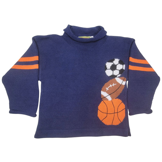 Luigi Sportballs Roll Neck Sweater