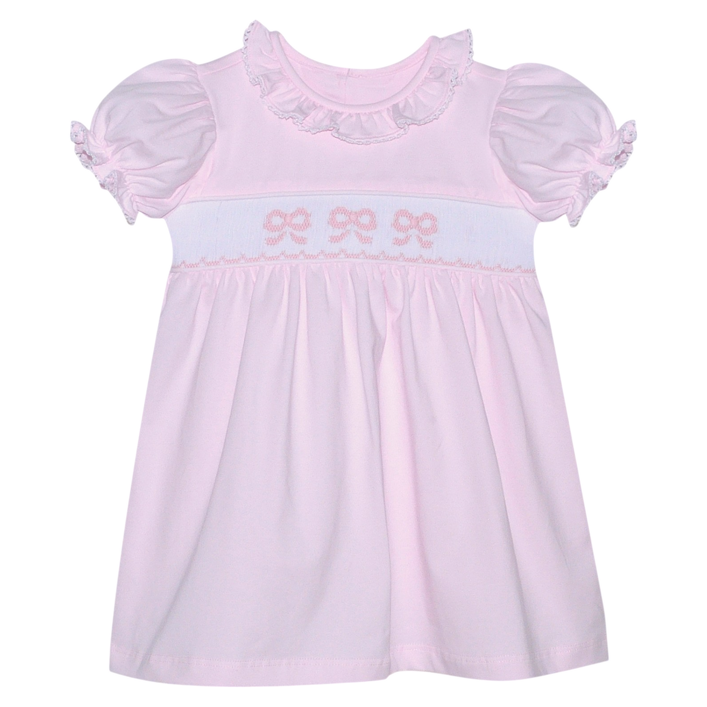 Baby Sen Smocked Bows  Dress