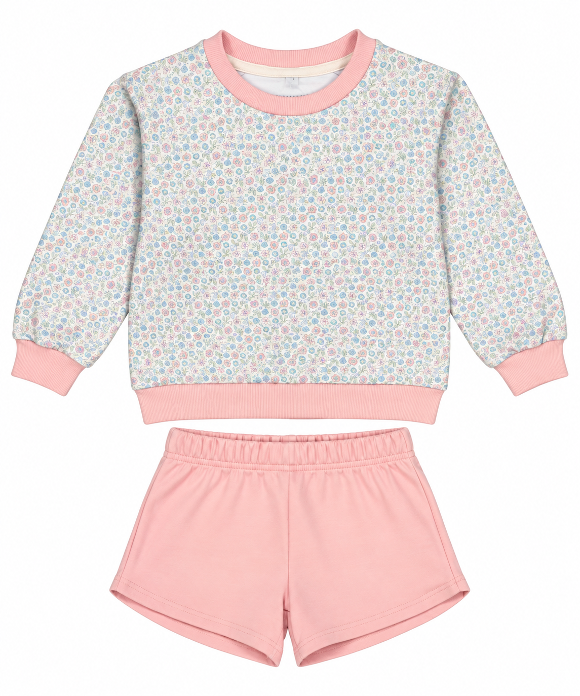 Honesty Floral Sweatshirt Set