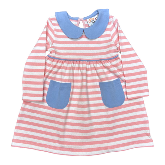 Luigi Stripe Pocket Dress