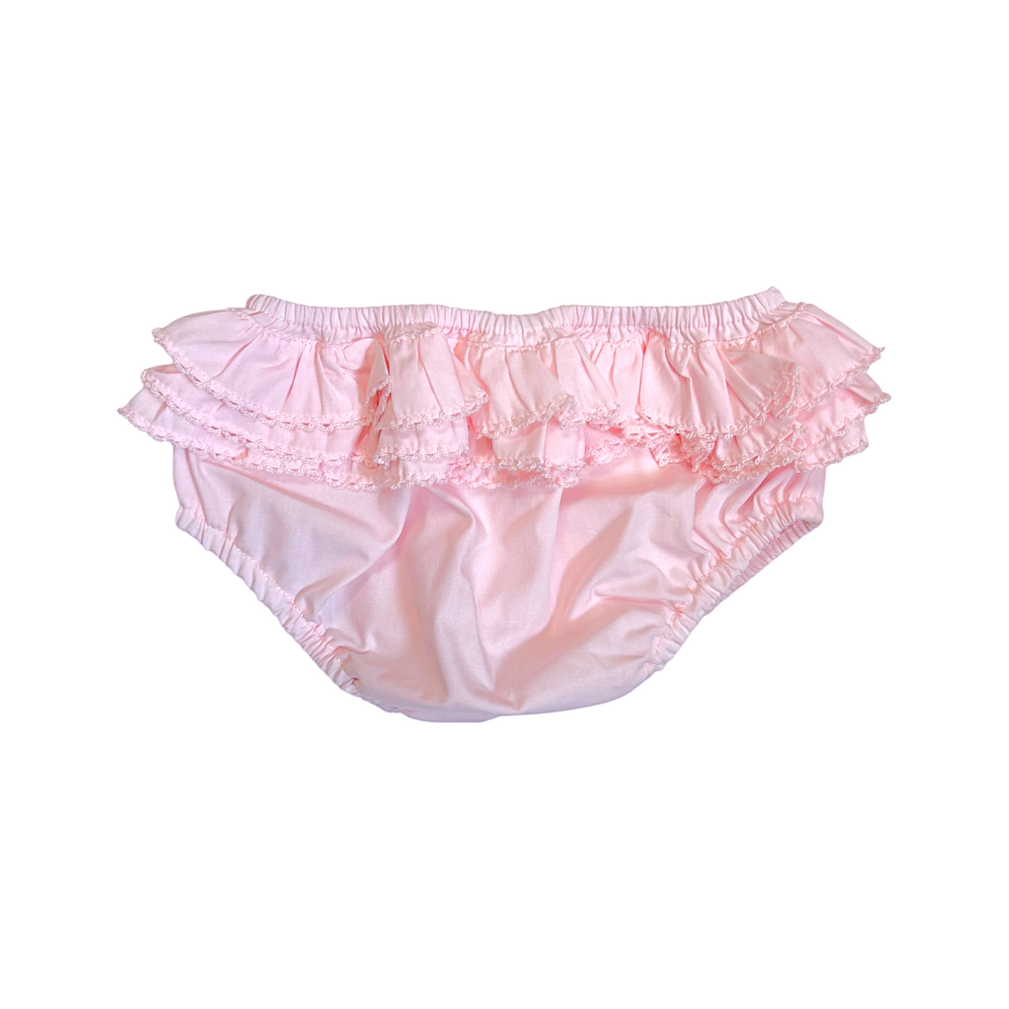 Delaney Front Ruffle Rossette Diaper Set