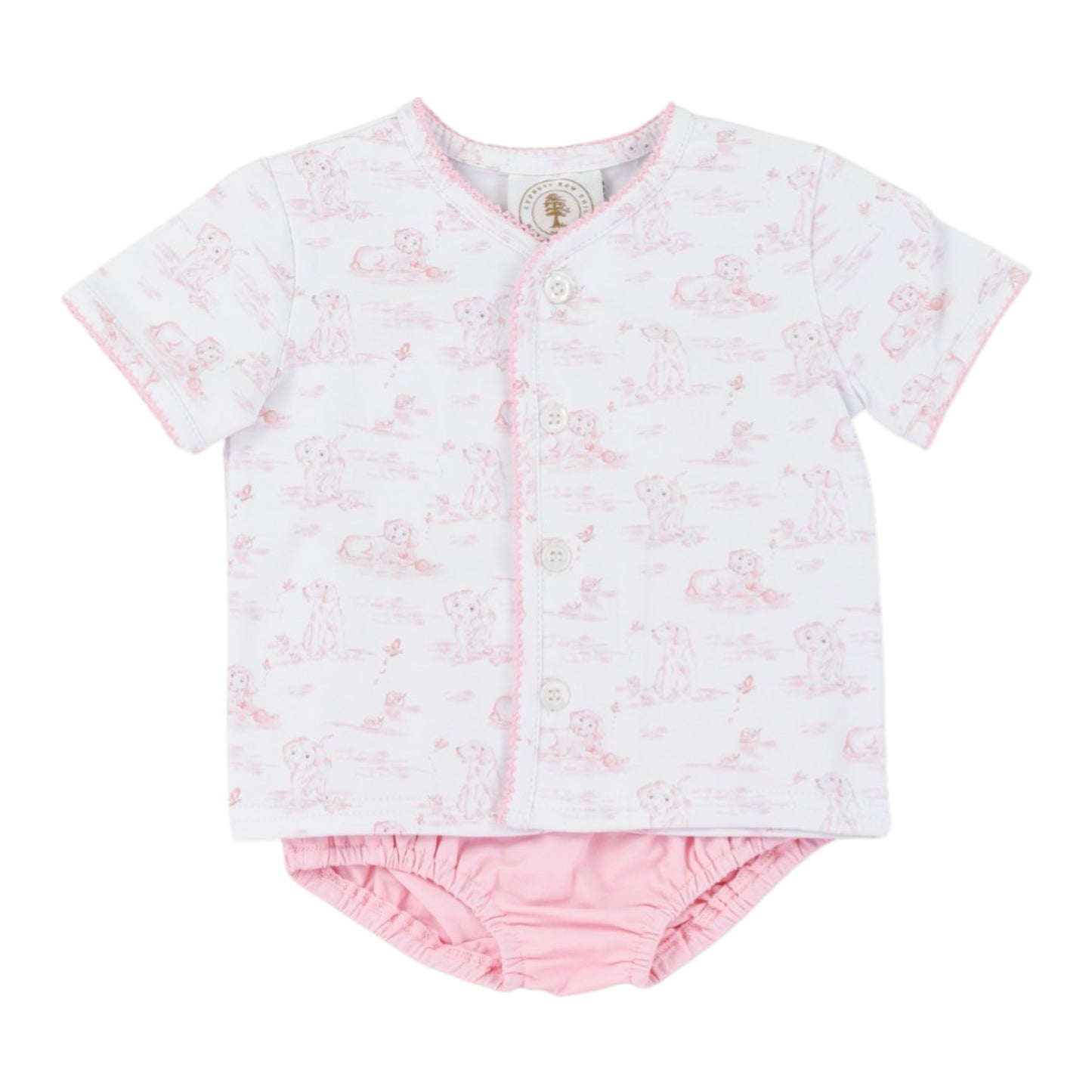 Cypress Row Snips & Snails Diaper Set