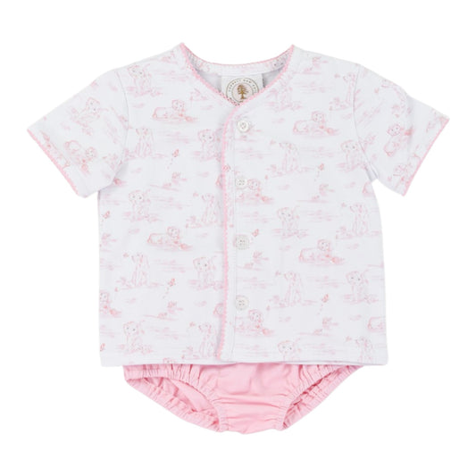 Cypress Row Snips & Snails Diaper Set