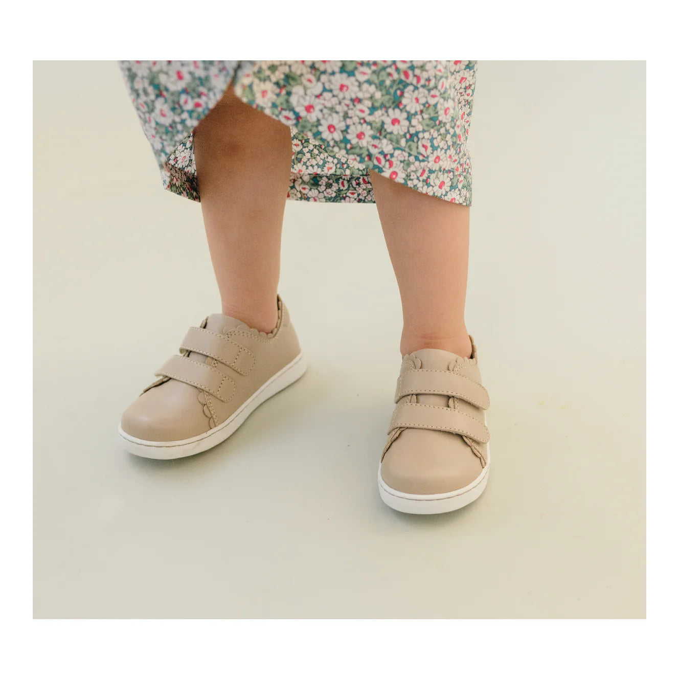 L'Amour Caroline Scalloped Sneaker