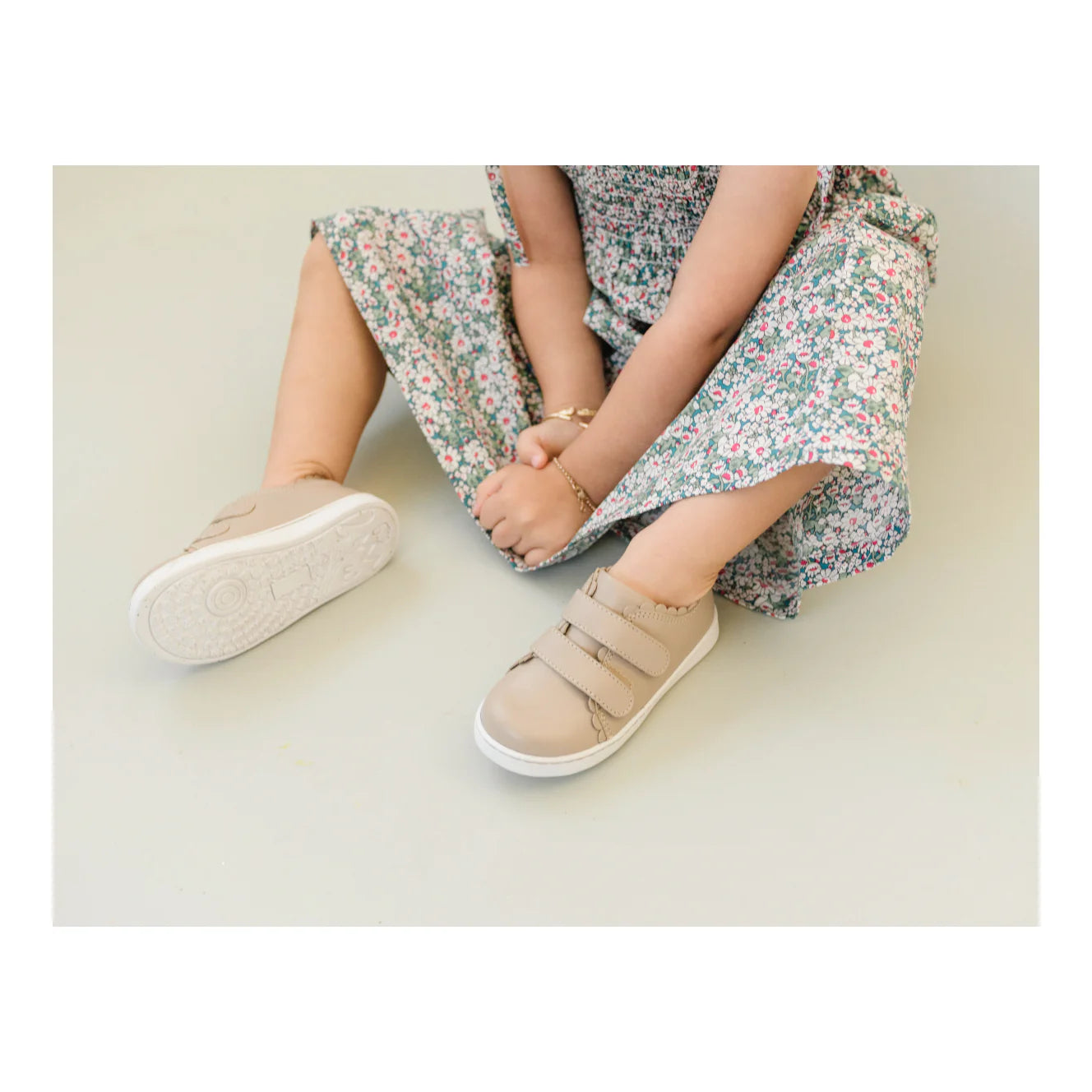 L'Amour Caroline Scalloped Sneaker