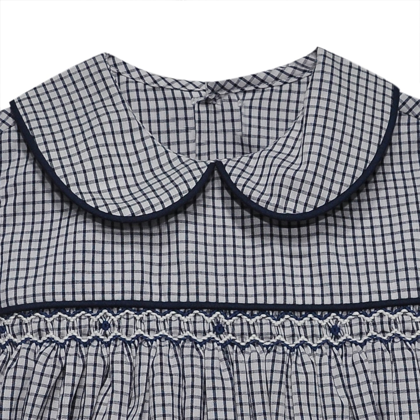 Baby Sen Haven Checked Collared Dress