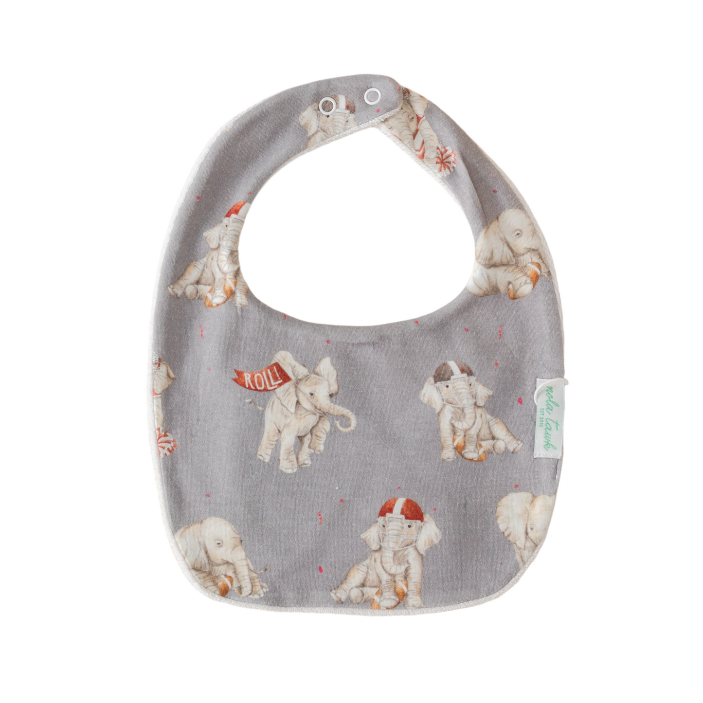 Nola Tawk Alabama's Most Valuable Calf Organic Cotton Baby Bib