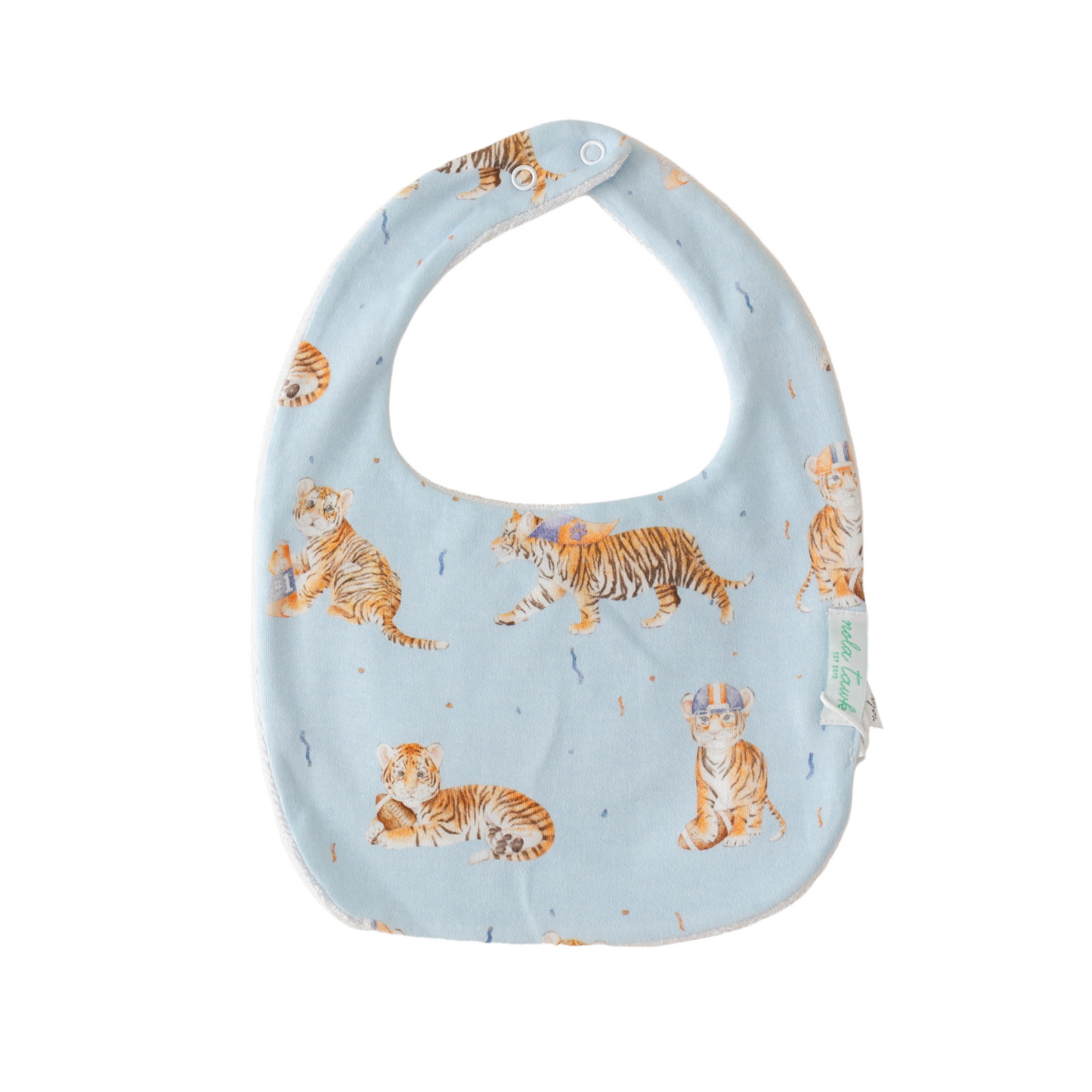 Nola Tawk Alabama's Most Valuable Cub Organic Cotton Baby Bib