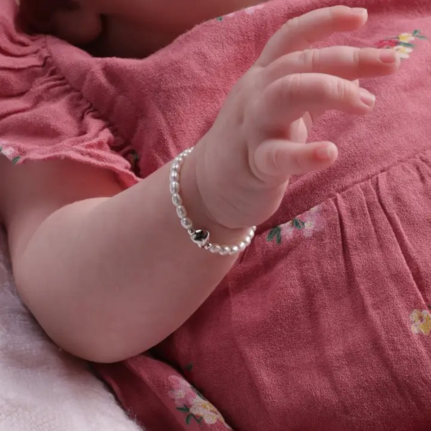 Cherished Moments Destiny Rice Pearl and Heart Bracelet