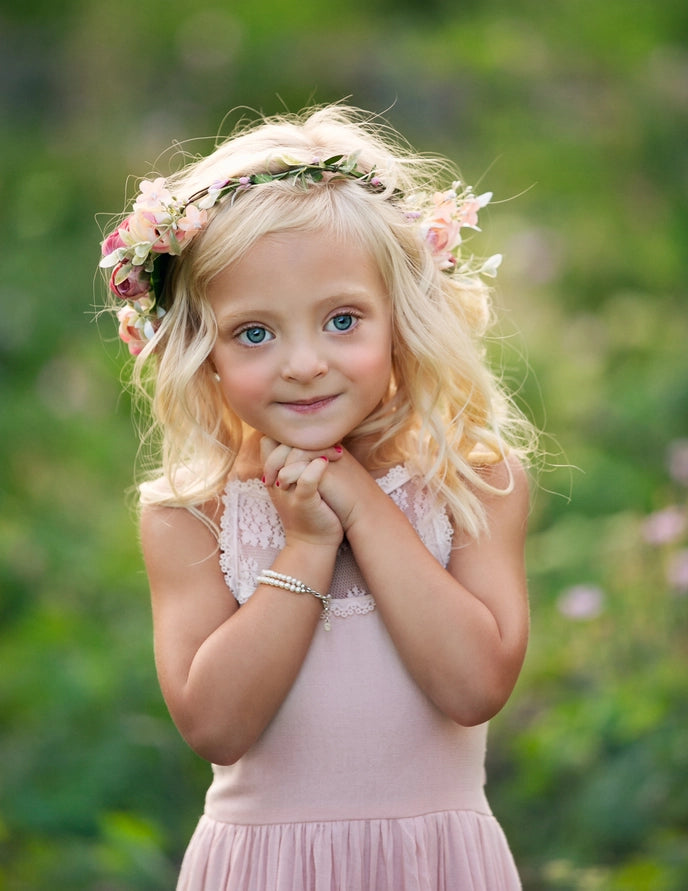 Cherished Moments Elizabeth Sterling Silver Double-Strand Pearl Bracelet