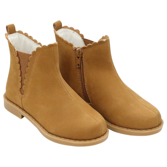 L'Amour Nicola Scalloped Chelsea Boot