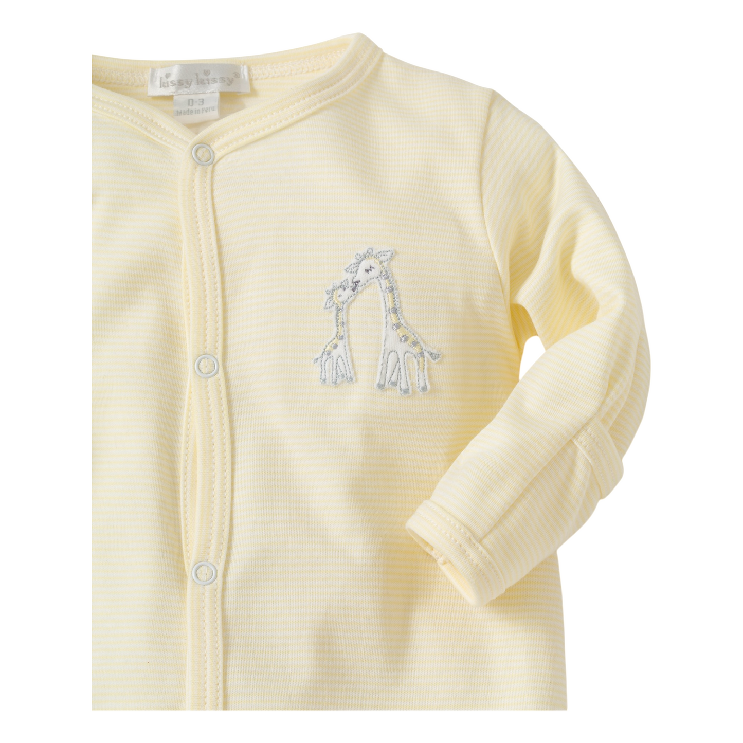 Kissy Kissy Giraffe Generations Stripe Footie