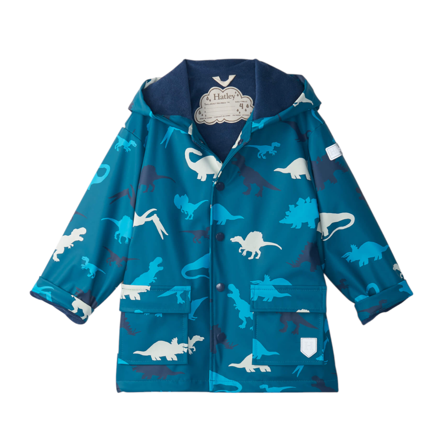 Hatley Real Dinos Color Changing Raincoat