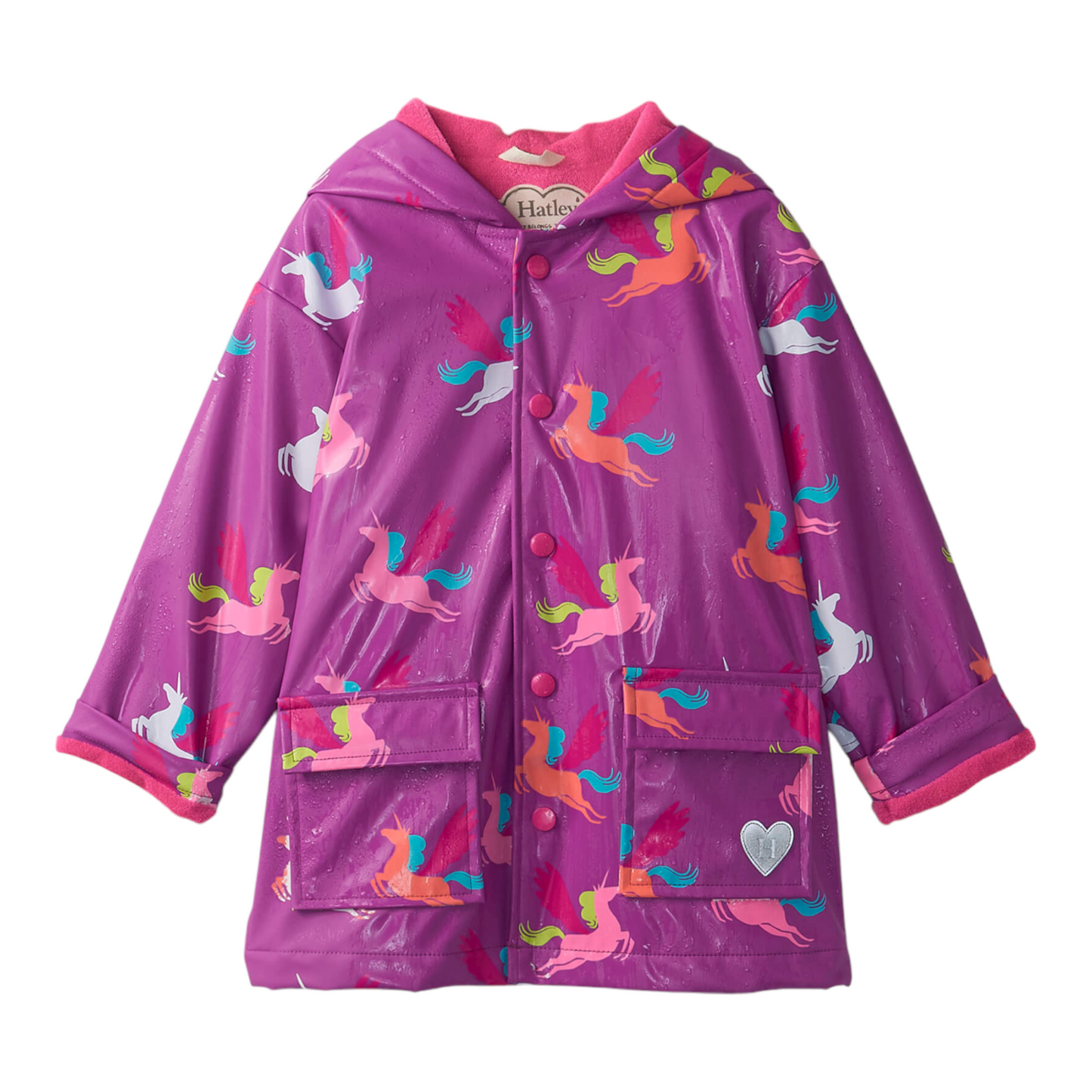 Hatley Pretty Pegasus Color Changing Raincoat