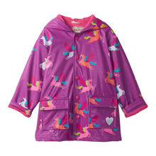 Load image into Gallery viewer, Hatley Pretty Pegasus Color Changing Raincoat