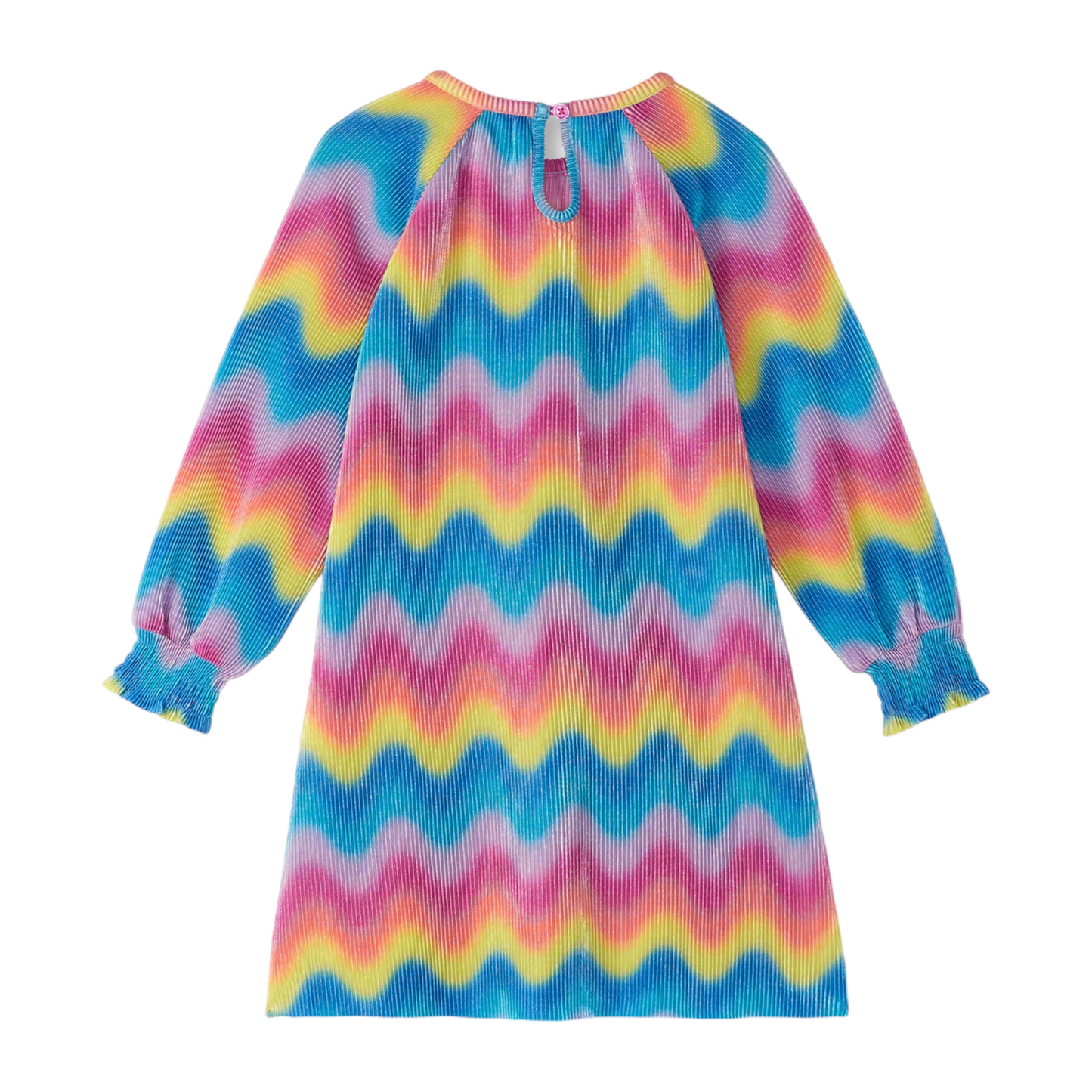 Hatley Rainbow Wave Pleated Aline Dress