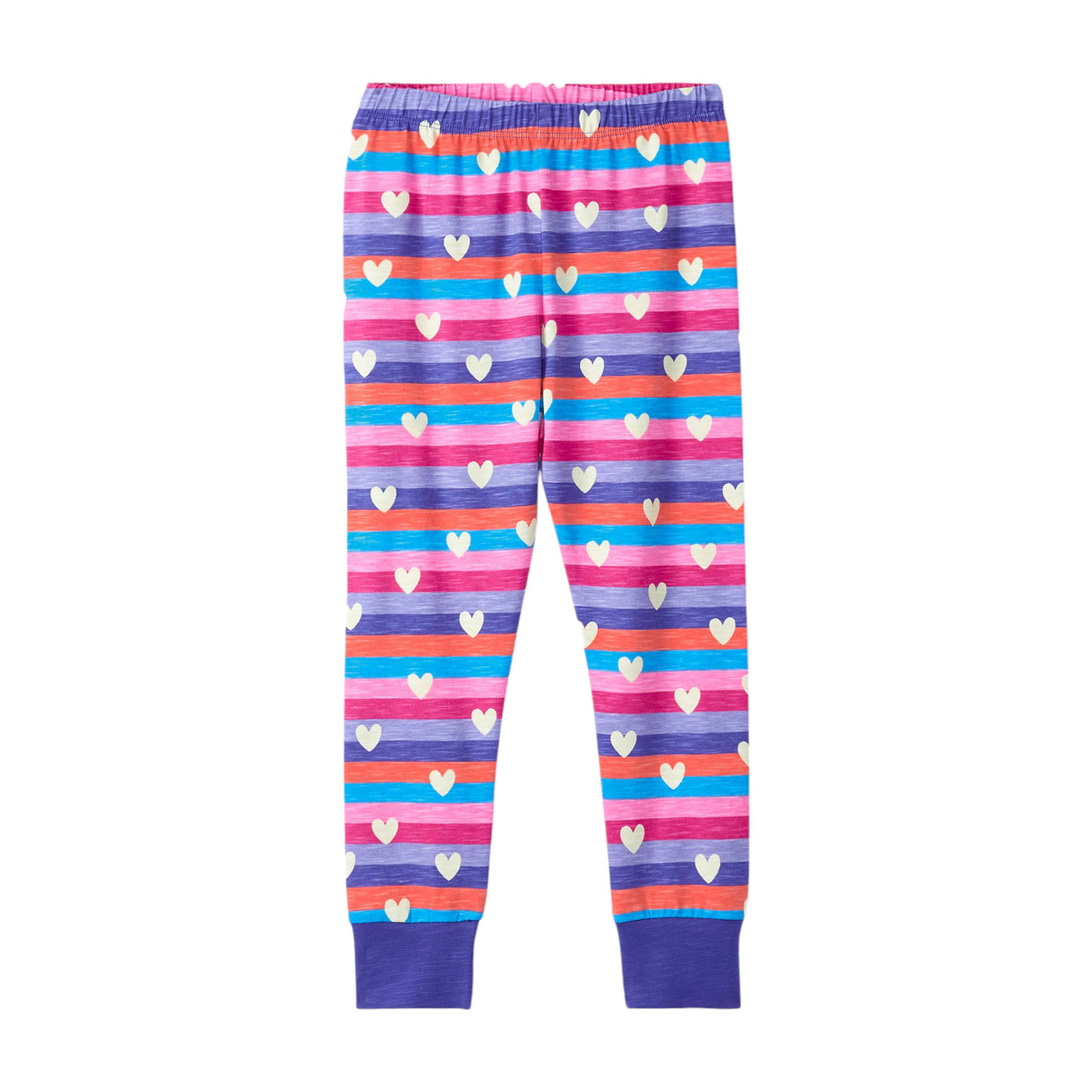 Hatley Stripes & Hearts Lounge Wear Set