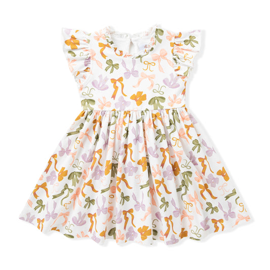Swoon Baby Bow Flutter Dress