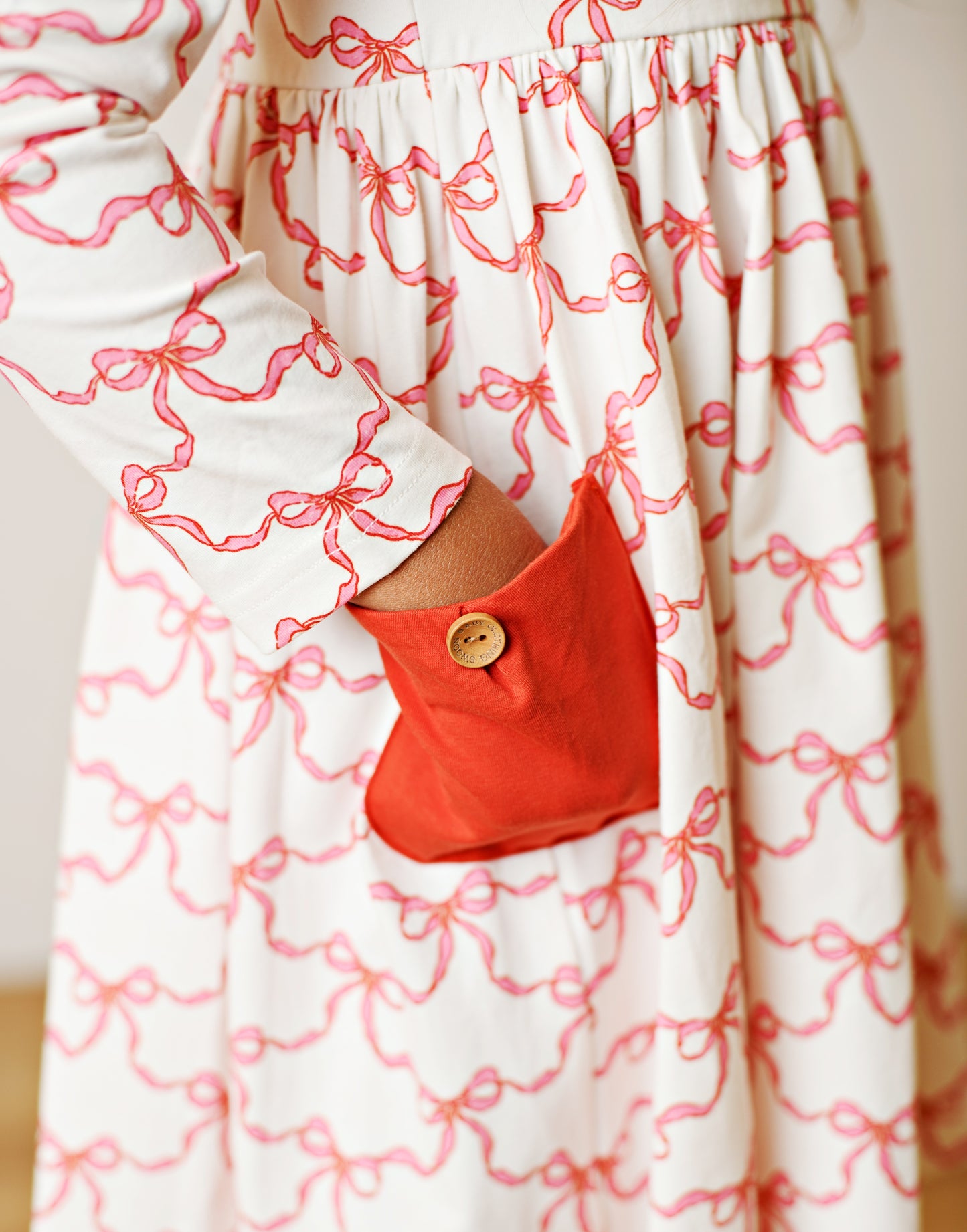 Swoon Baby Bow Pocket Twirl Dress