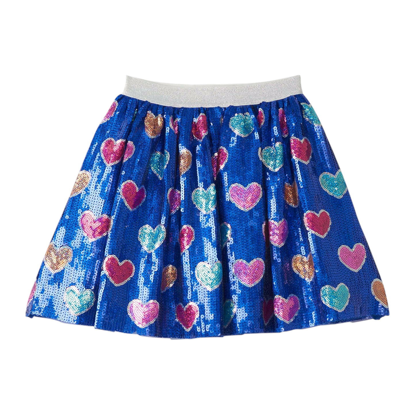 Hatley Busted Hearts Sequin Skirt