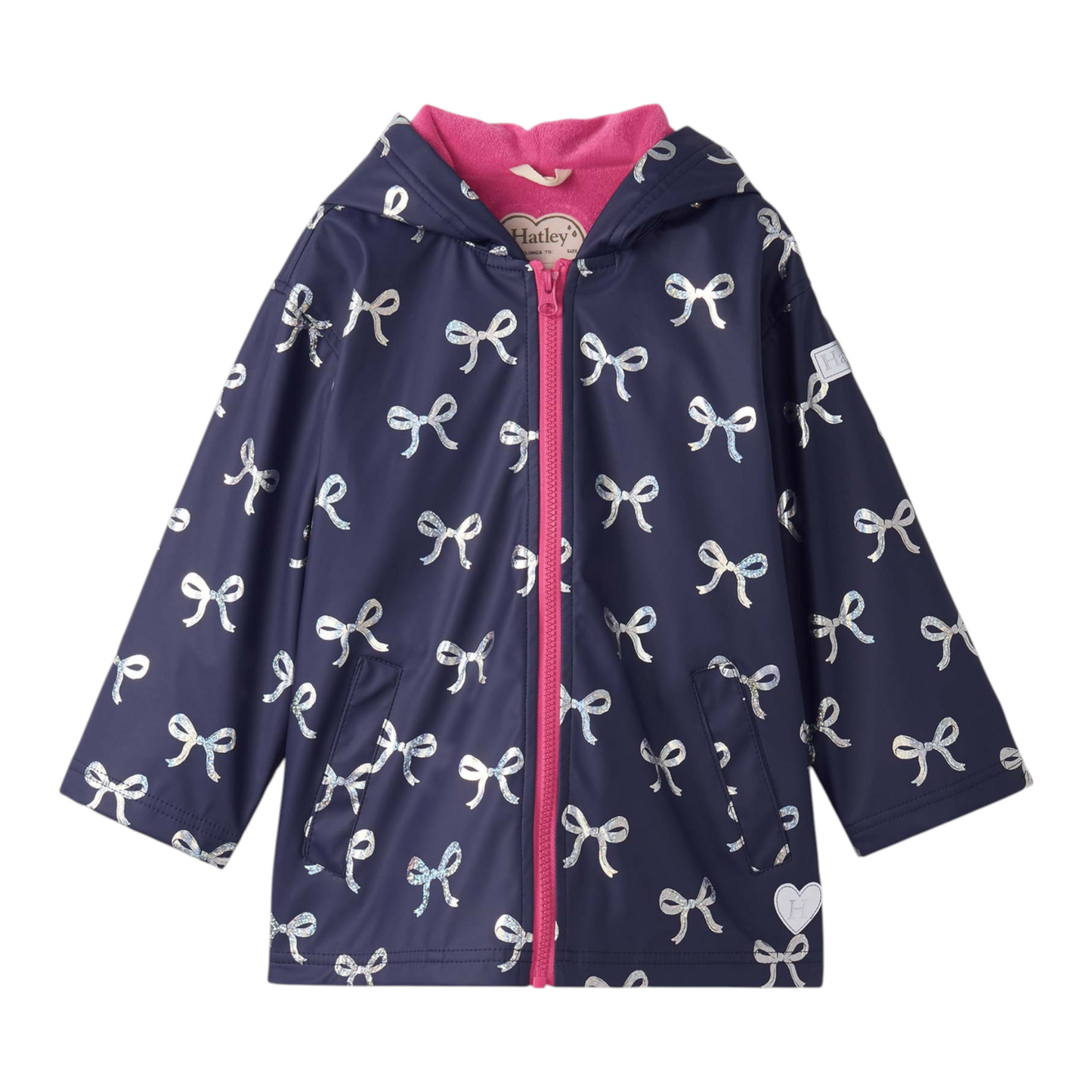 Hatley Silver Ribbon Zip-Up Rain Jacket