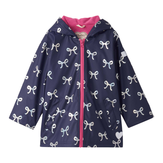 Hatley Silver Ribbon Zip-Up Rain Jacket