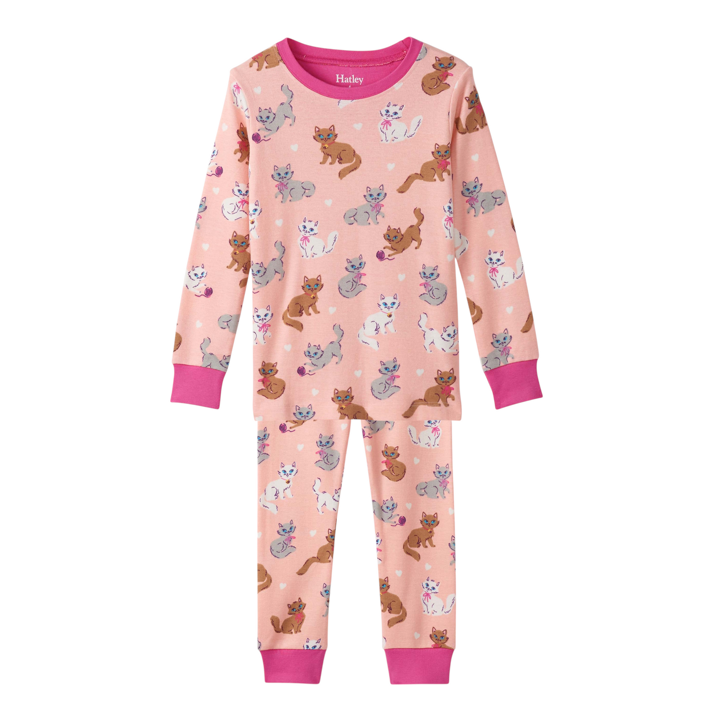 Hatley Little Kitties Cotton Lounge Set