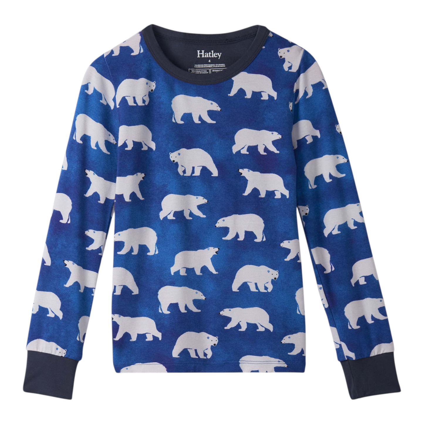 Hatley Polar Bear Silhouette Cotton Pajama Set