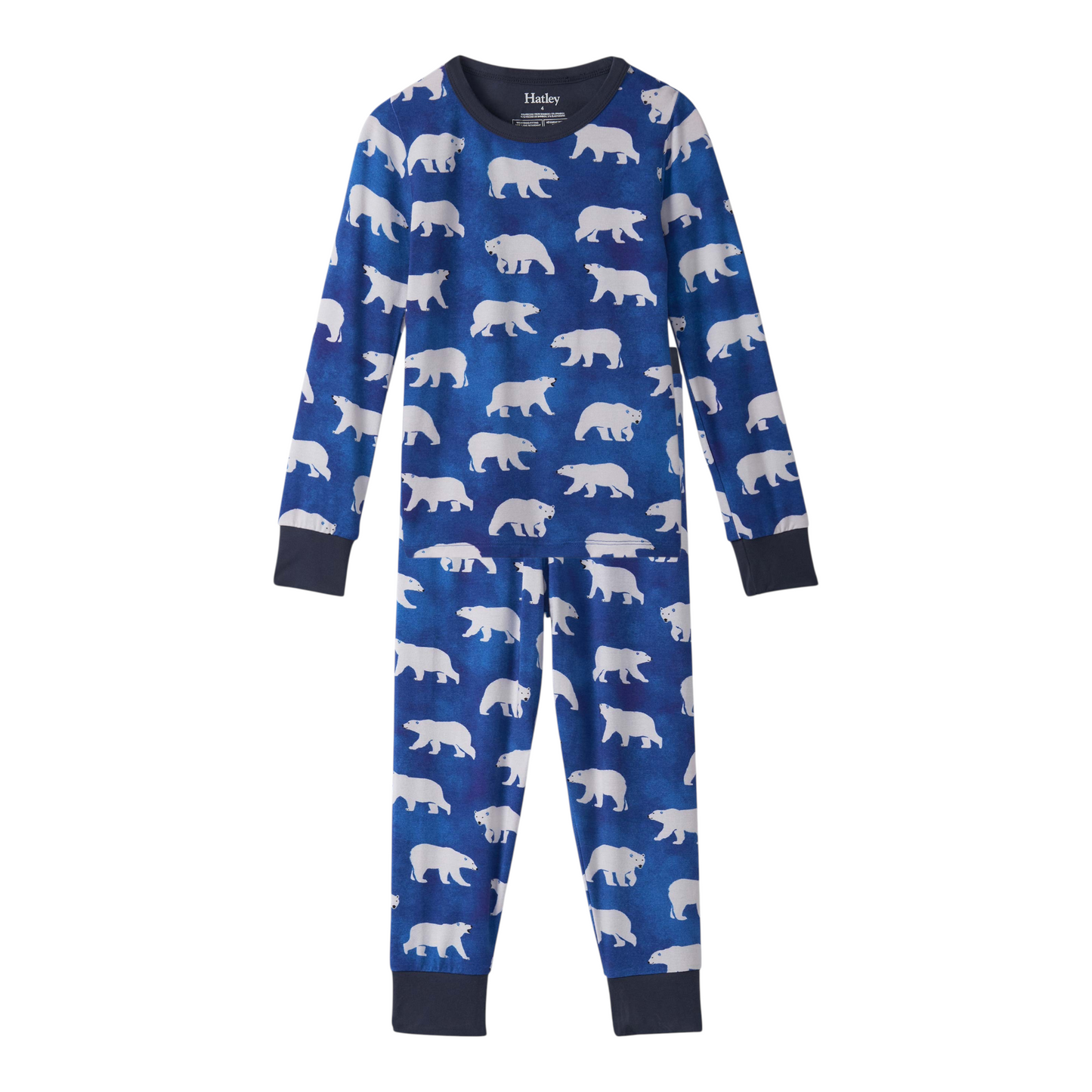 Hatley Polar Bear Silhouette Cotton Pajama Set