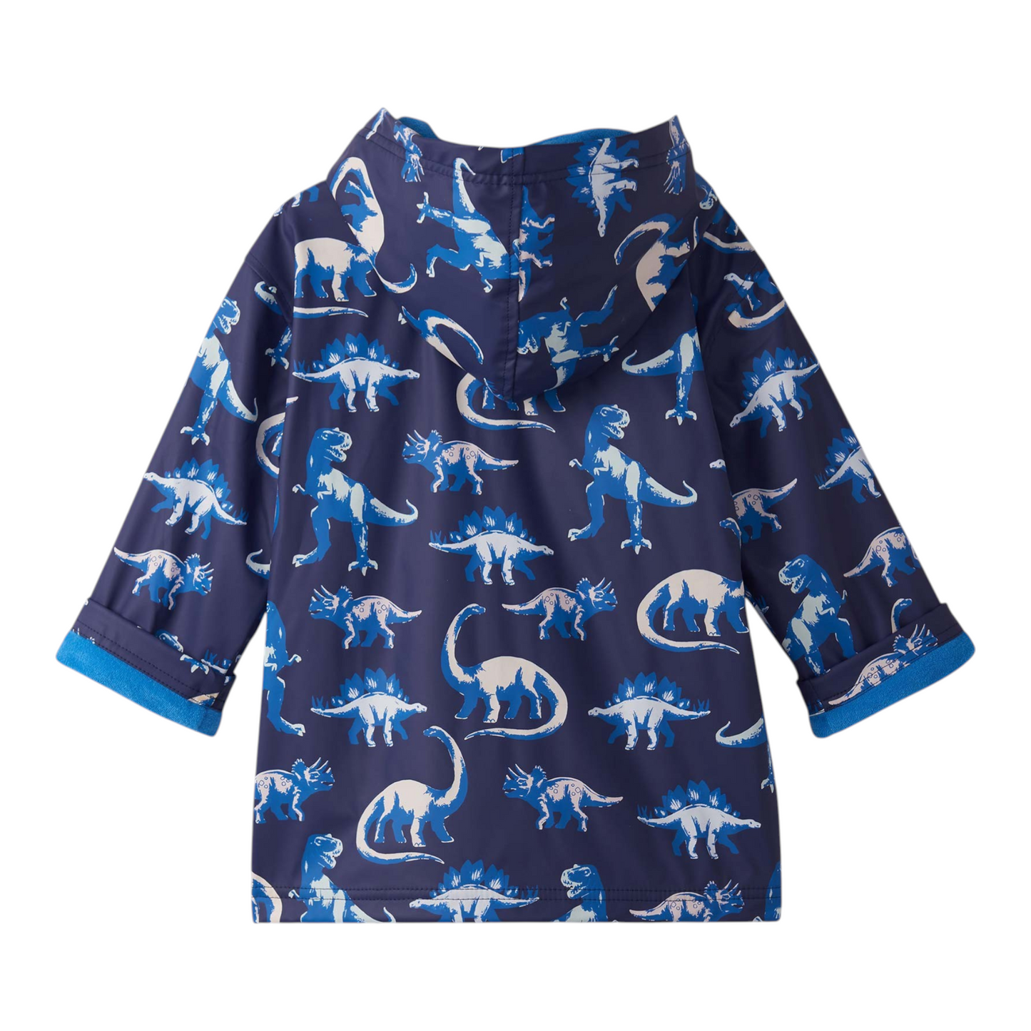 Hatley Painted Dinos Color Changing Zip-Up Rain Jacket
