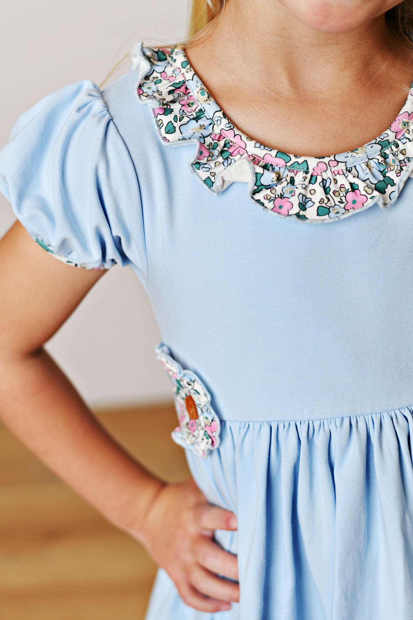 Swoon Baby Floral Tab Dress