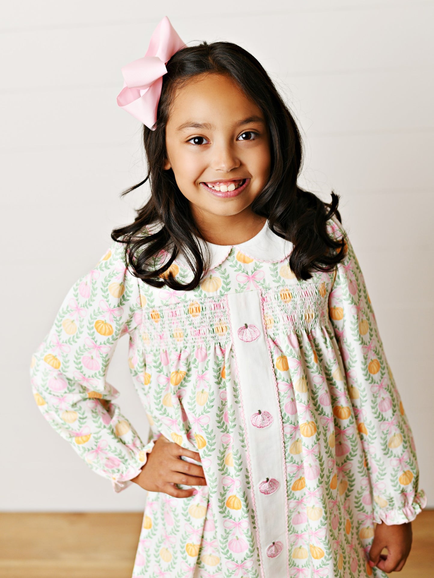 Swoon Baby Pumpkins & Bows Dress