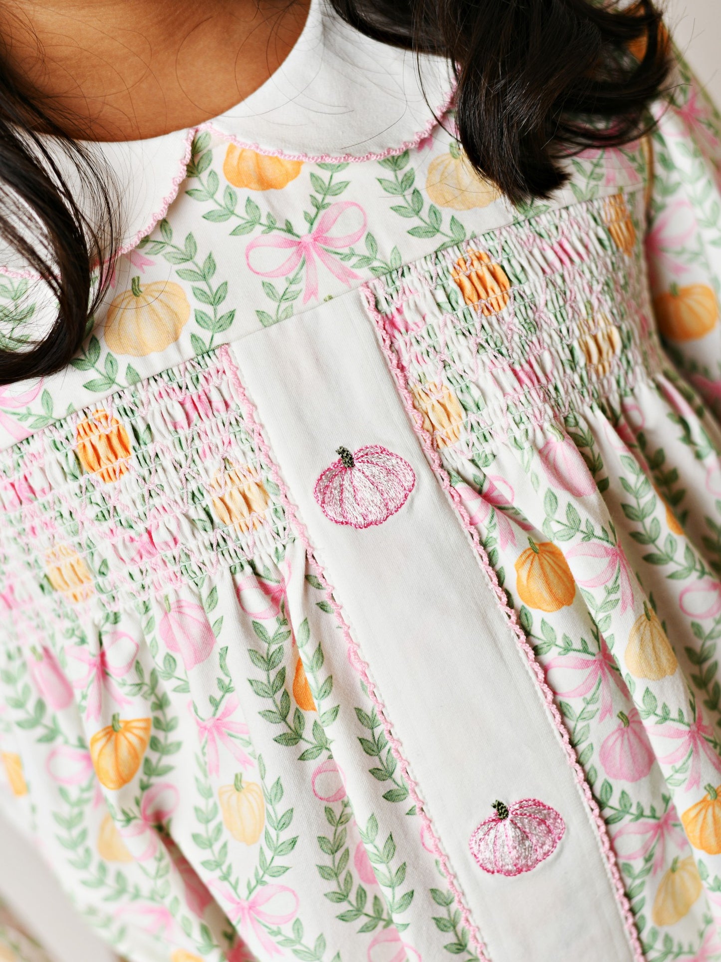Swoon Baby Pumpkins & Bows Dress