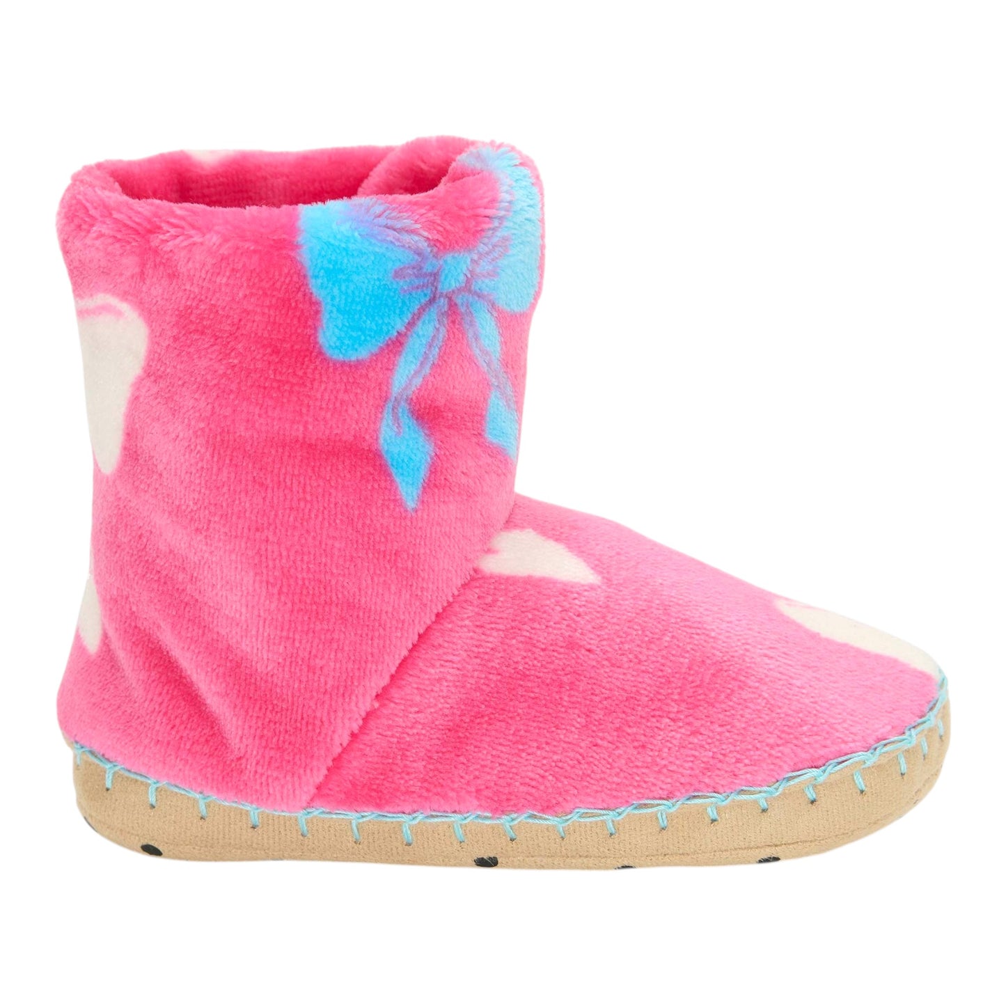 Hatley Big Bows Fleece Slippers