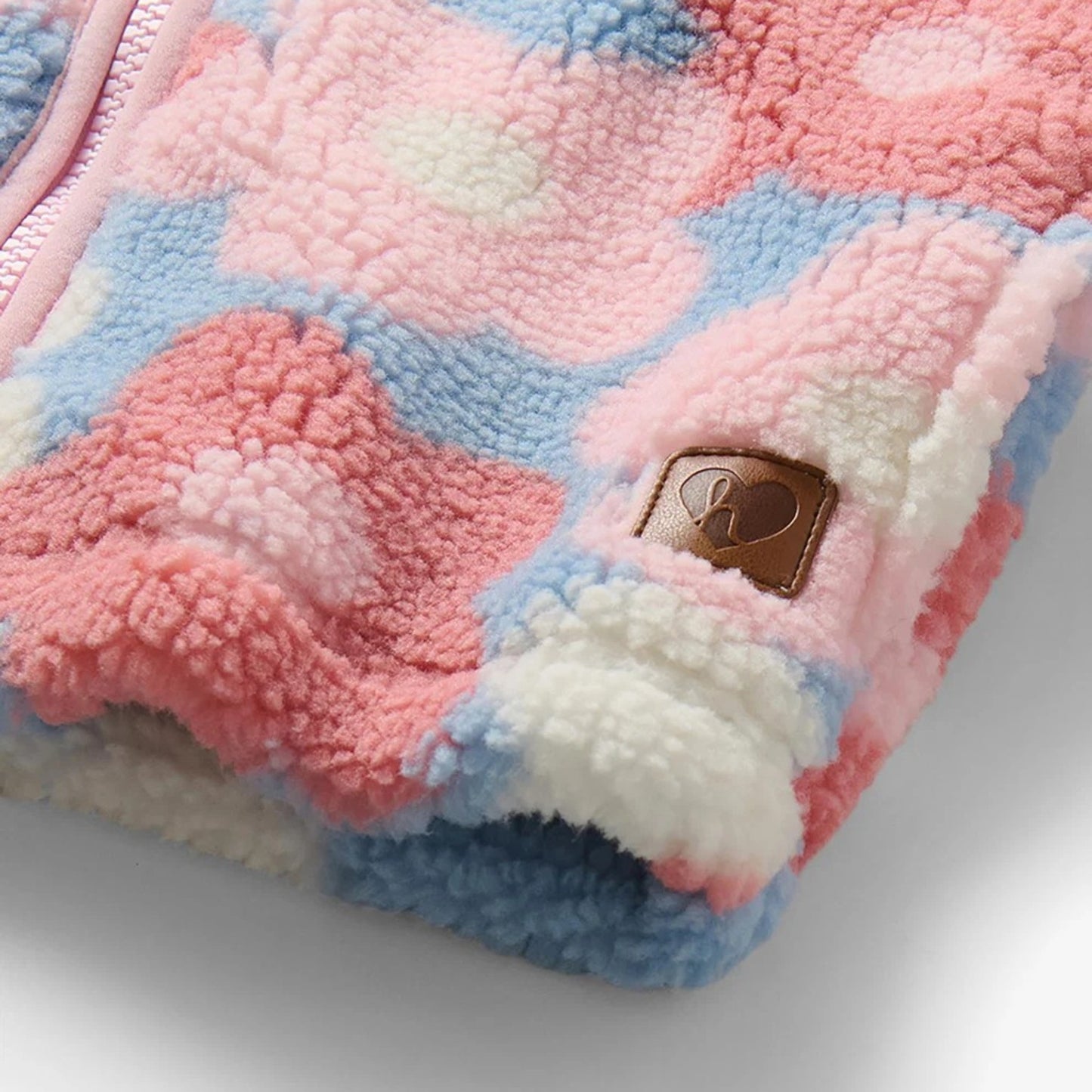 Hatley Big Flowers Faux Sherpa Jacket