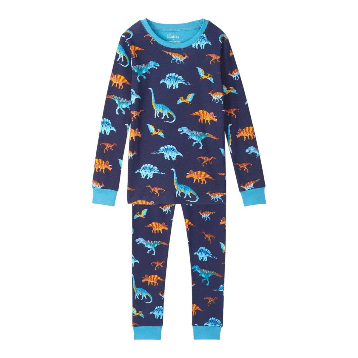 Hatley Colorful Dinos Cotton Pajama Set
