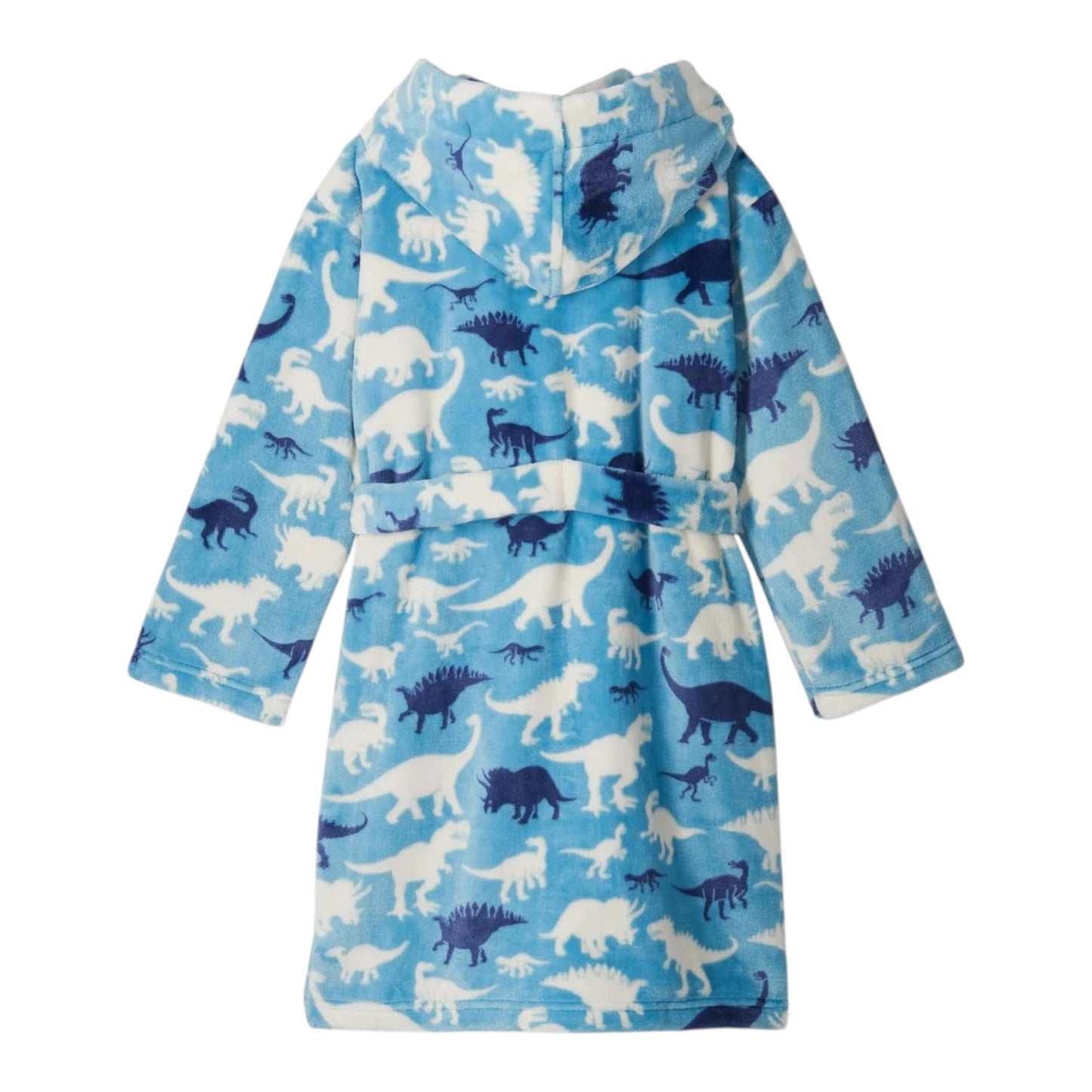 Hatley Dino Silhouette Fuzzy Fleece Robe
