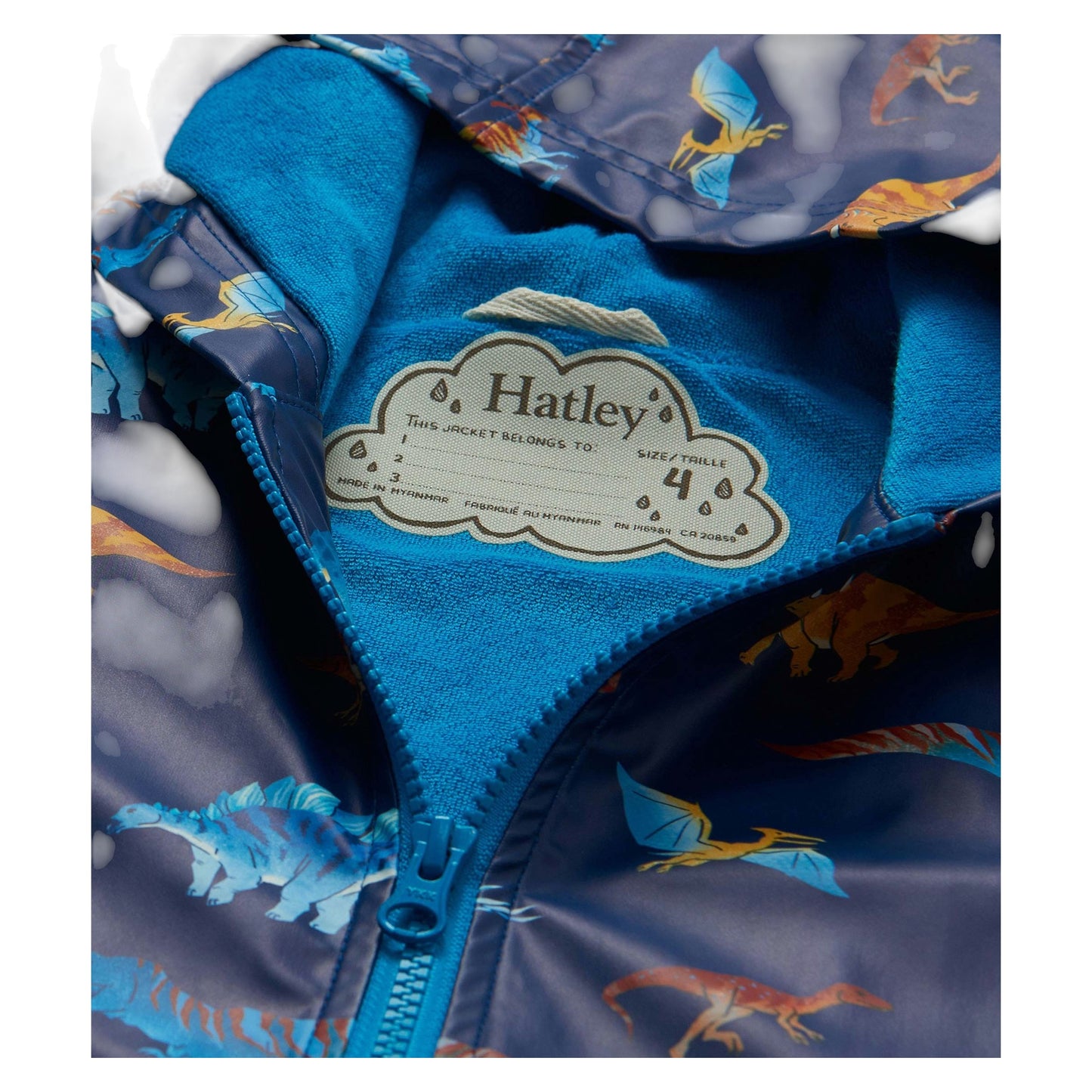 Hatley Colorful Dinos Rain Jacket