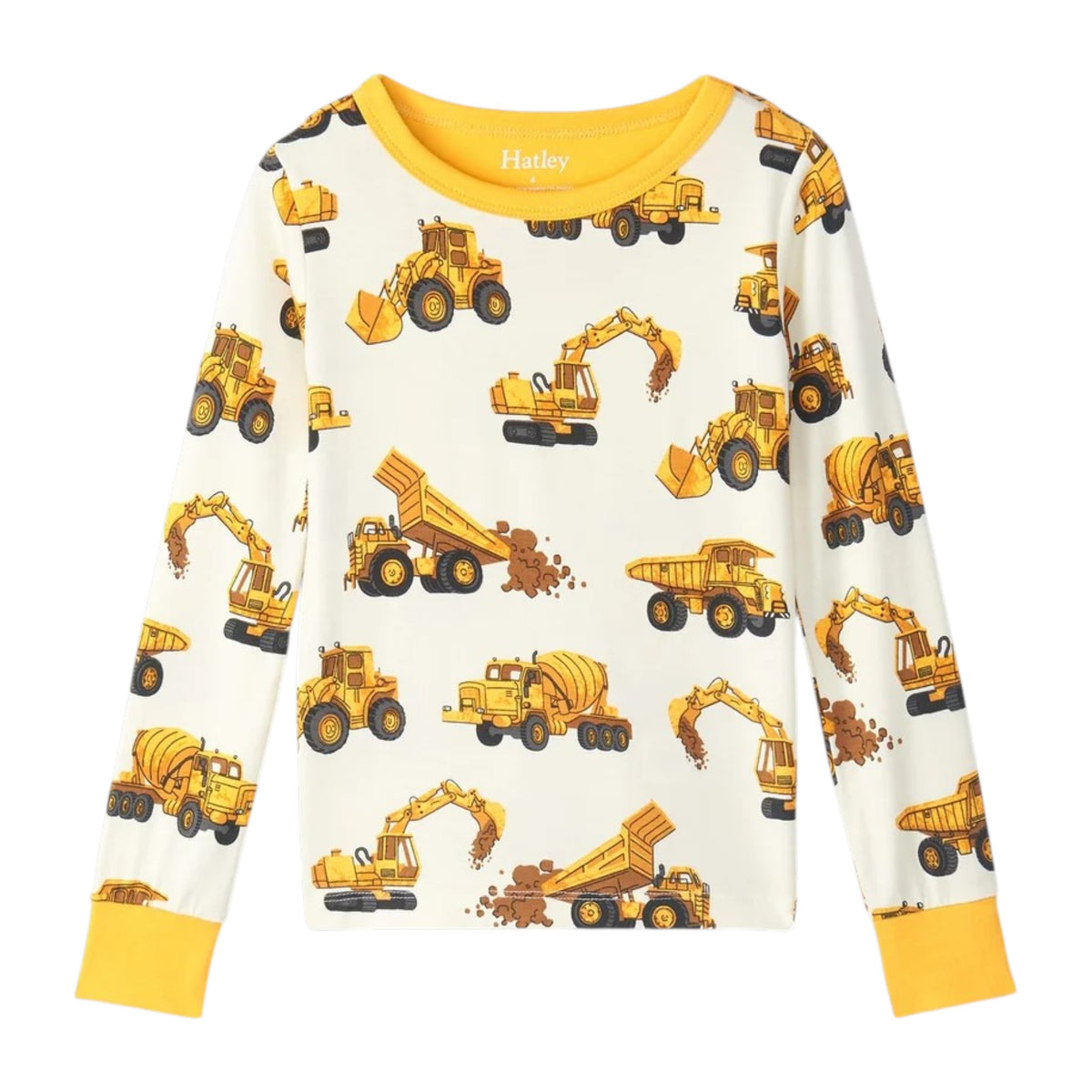 Hatley Construction Trucks Bamboo Pajama Set