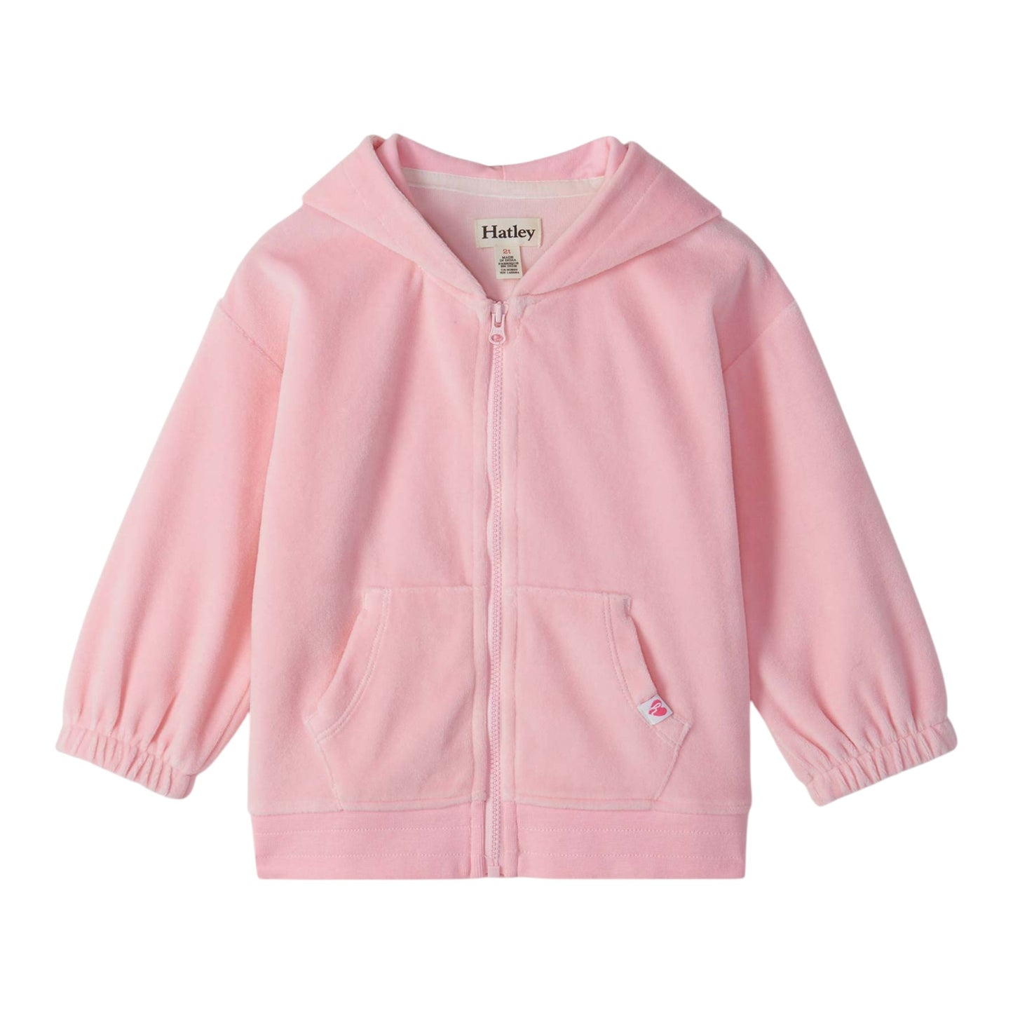 Hatley Velour Full Zip Hoodie