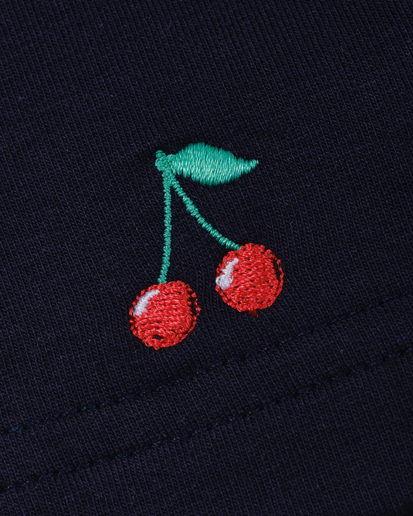 Florence Eiseman French Terry Skort With Embroidered Cherries