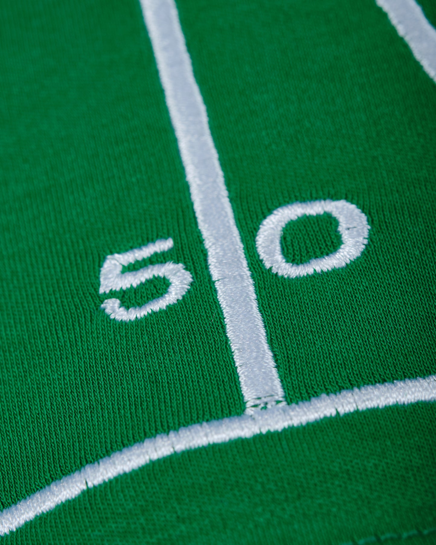 Florence Eiseman Stripe Knit Shirt With Football Field