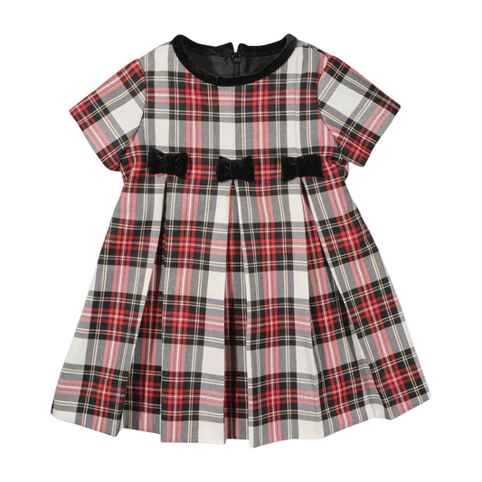 Florence Eiseman Plaid Dress With Bows