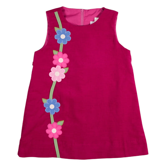 Florence Eiseman Corduroy Jumper With Flowers