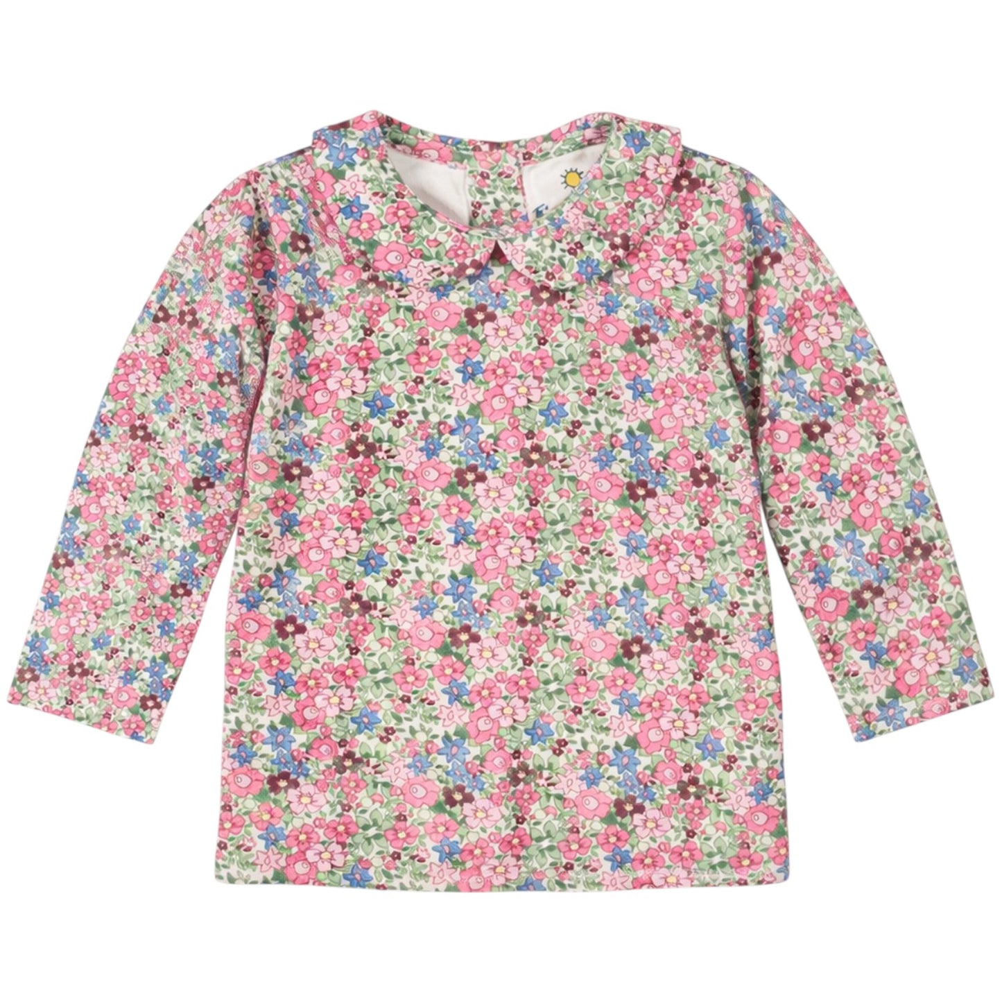 Florence Eiseman Floral Knit Blouse