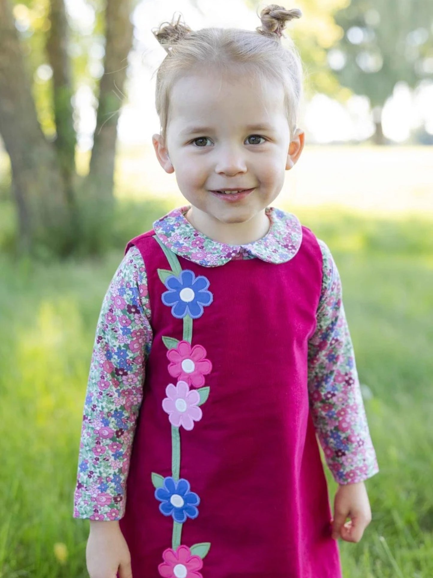 Florence Eiseman Floral Knit Blouse