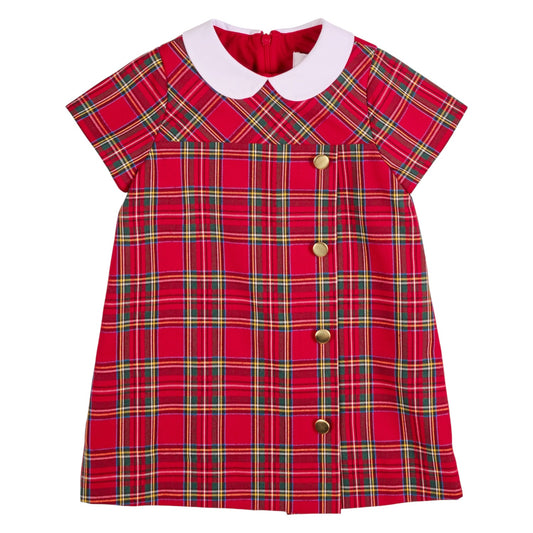 Florence Eiseman Plaid Dress With Buttons
