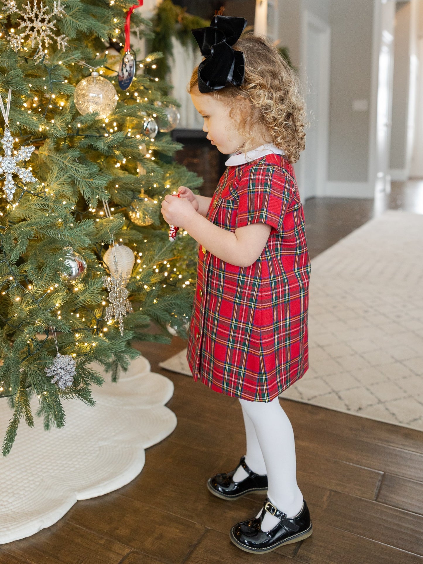 Florence Eiseman Plaid Dress With Buttons